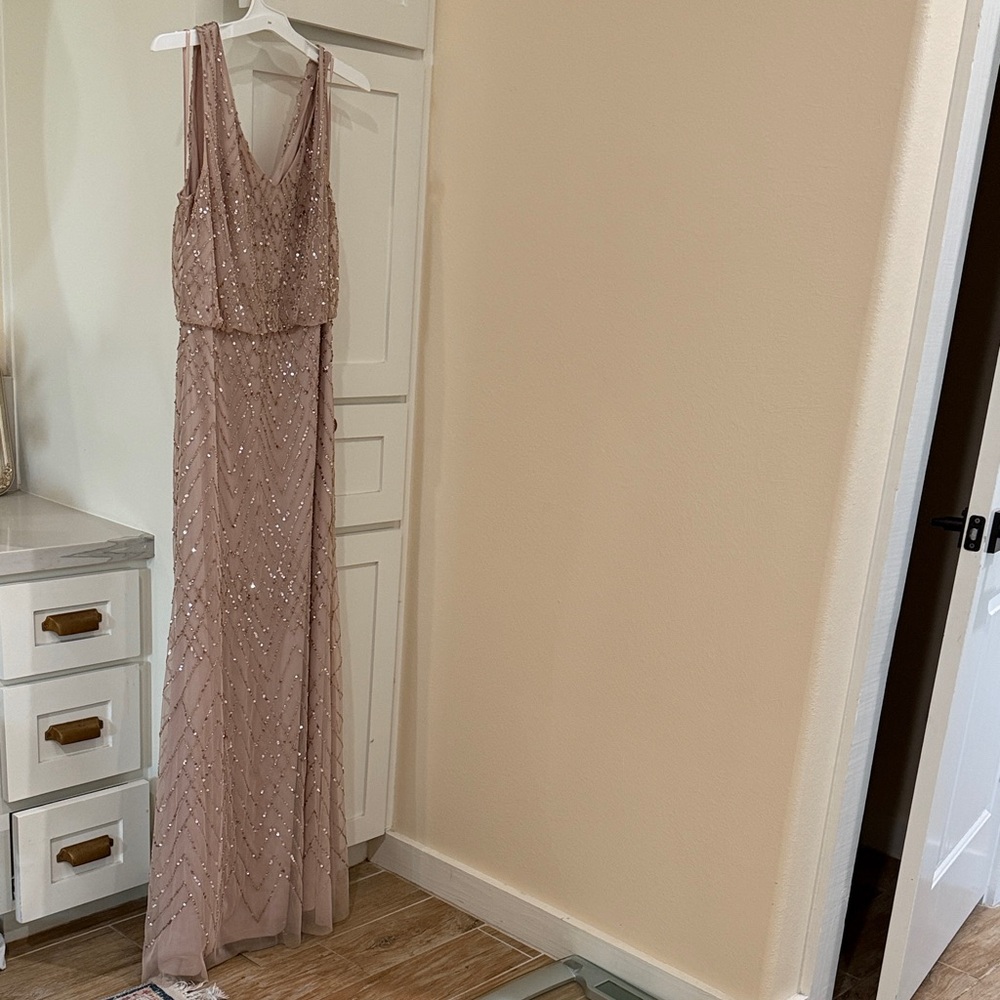 BHLDN Blush Sequin Gown